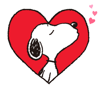 Snoopy con corazón